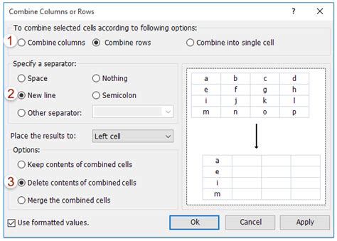 Concat Excel Alt Enter