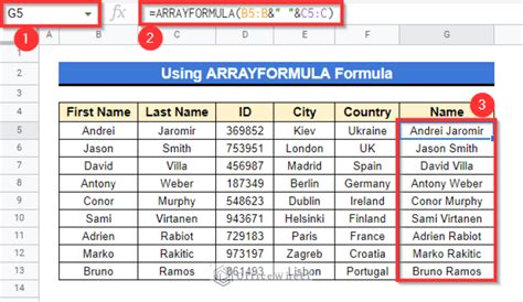 Ways to concatenate in Google Sheets with space