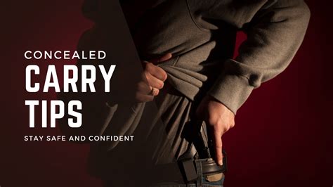 Tips for concealed carry