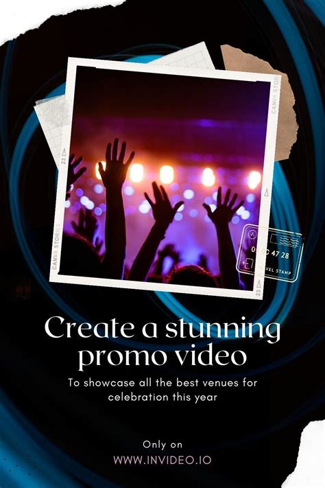 Concert promo video templates for event promotion