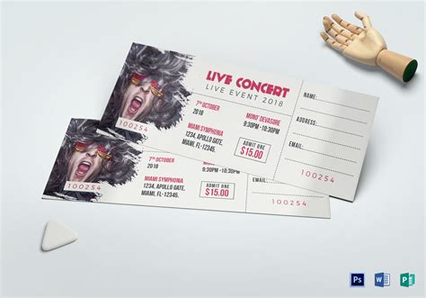 Concert Ticket Template 10