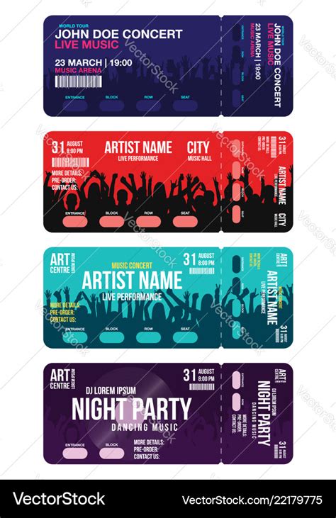 Concert Ticket Template 7