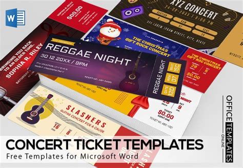 Concert Ticket Template 6