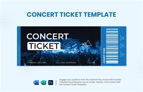 Concert Ticket Template Word