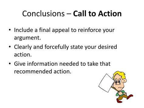 Conclusion and Call to Action Template