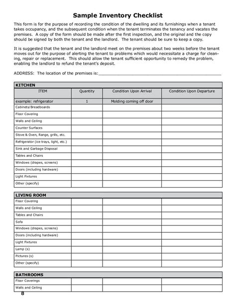 Conclusion Essential Inventory Checklist Templates for Landlords