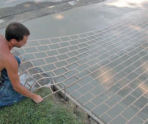 Concrete Template Design for Walkway