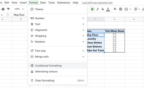 Highlighting Cells with Checkboxes