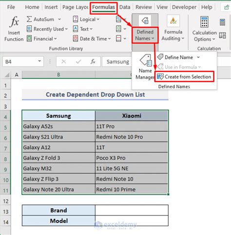 Conditional Formatting Drop-Down Lists