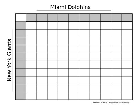 Conditional Formatting Football Pool Template