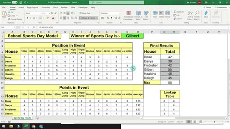 Conditional Formatting for Baseball Scheduling