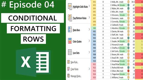 Conditional Formatting Gradient Example 10