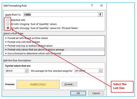 Conditional formatting for resource allocation