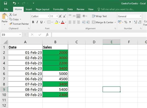 Conditional Formatting Rule