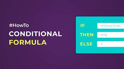 Conditional Formula Syntax