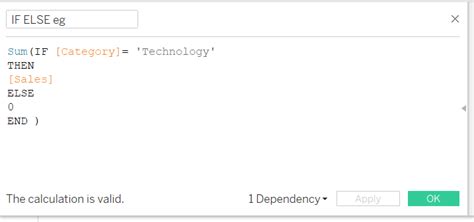 Conditional Statement Calculated Field