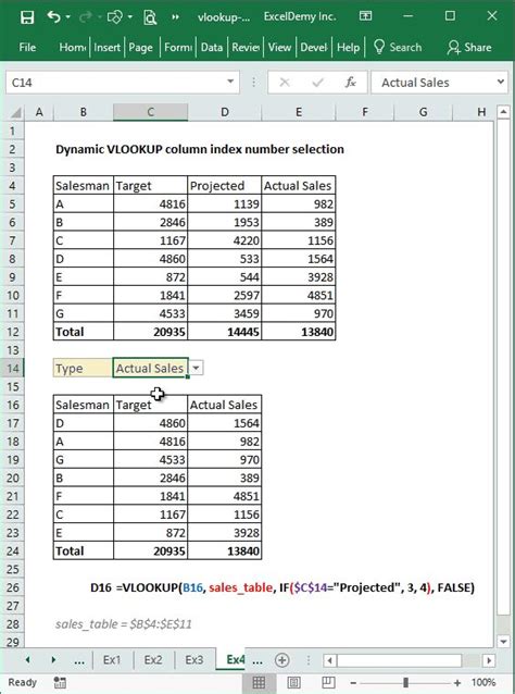 Conditional VLOOKUP Example 6