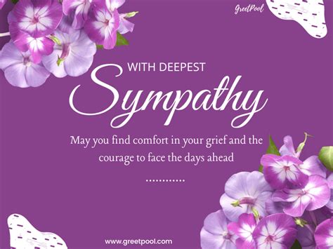 Condolence Message Example