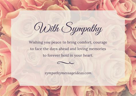 Condolence Message Ideas