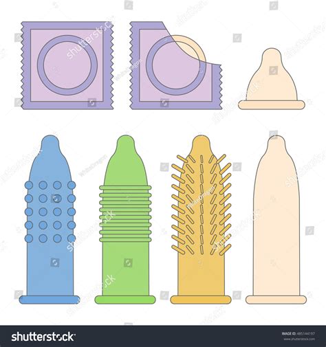 Different types of condoms