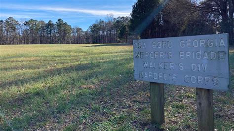 Confederate defensive positions