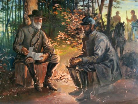 Confederate Generals Robert E. Lee and Stonewall Jackson