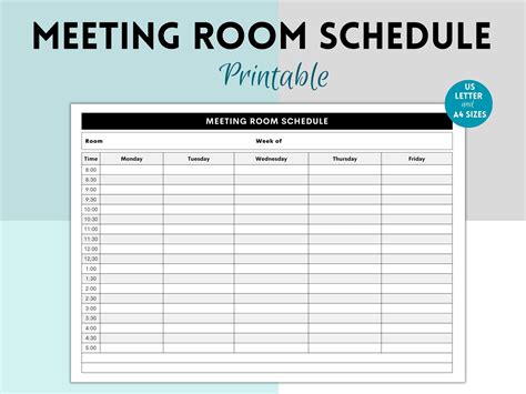 Conference Room Booking Template