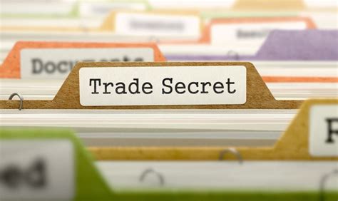 confidential information and trade secrets