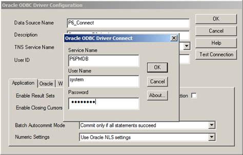 Configure ODBC driver