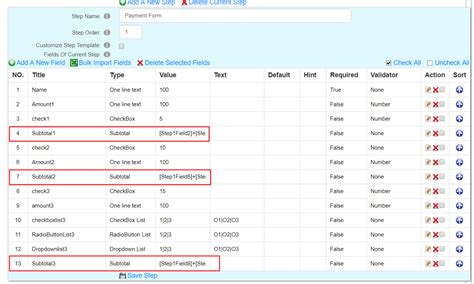 Configuring subtotal options in Google Sheets