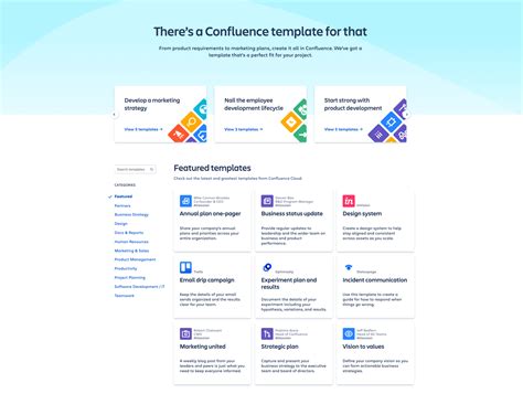 Confluence Page Template Example 6