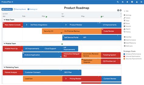 Confluence Product Roadmap Template Example