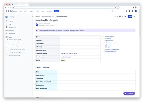 Confluence Template Procedures