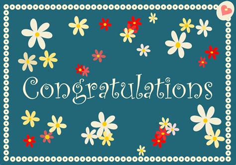 Congratulations Card Template 8