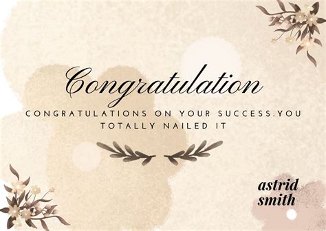 Congratulations Card Templates