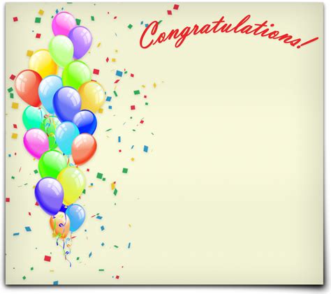 Congratulations Card Templates