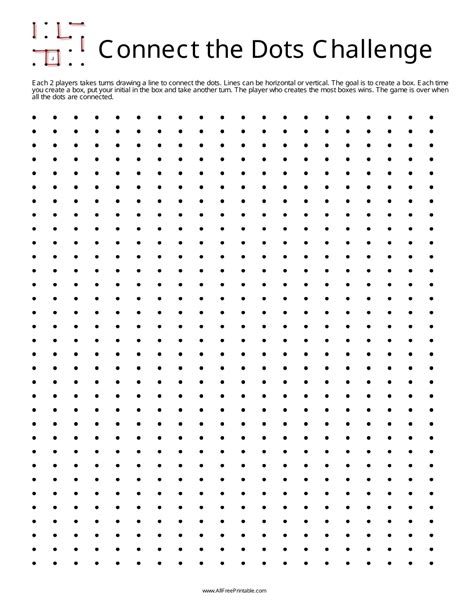 Connect the Dots Template