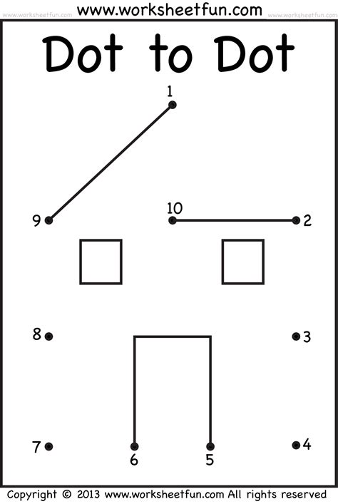 Connect the Dots Worksheet