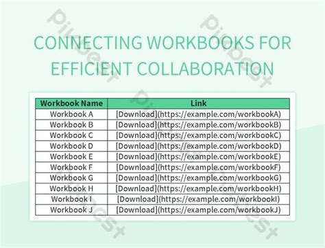 Connecting Multiple Workbooks in Excel