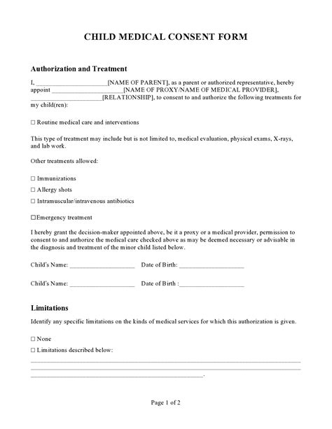 Consent Form Signature