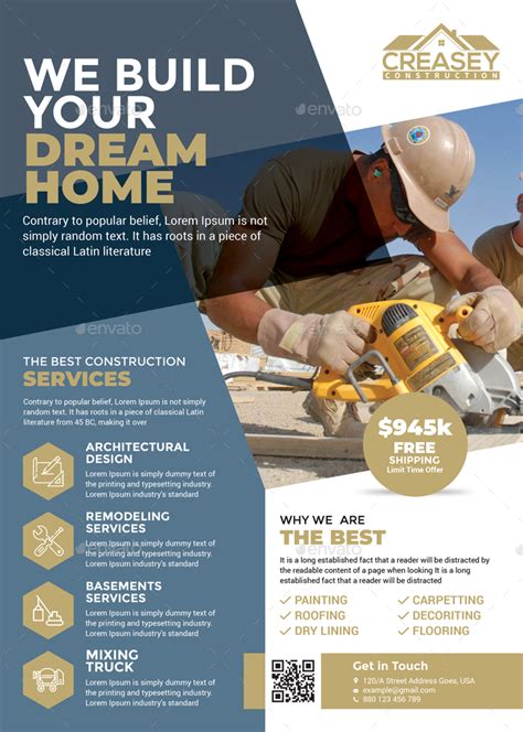 Construction Flyer Template 10