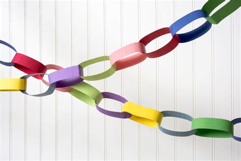 Image of a construction paper chain