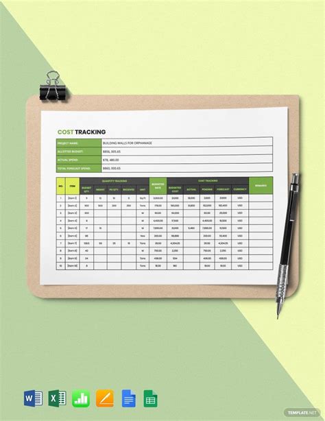 Construction Project Management Template