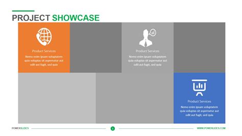 Construction project showcase template