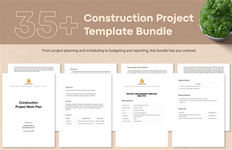 Construction Project Template Gallery