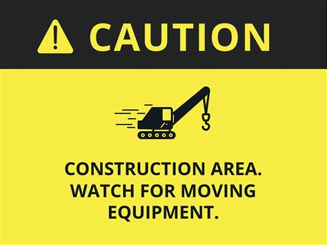 Construction signs templates free