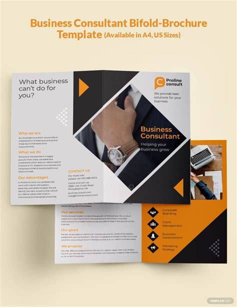 Consulting Brochure Templates Illustrator