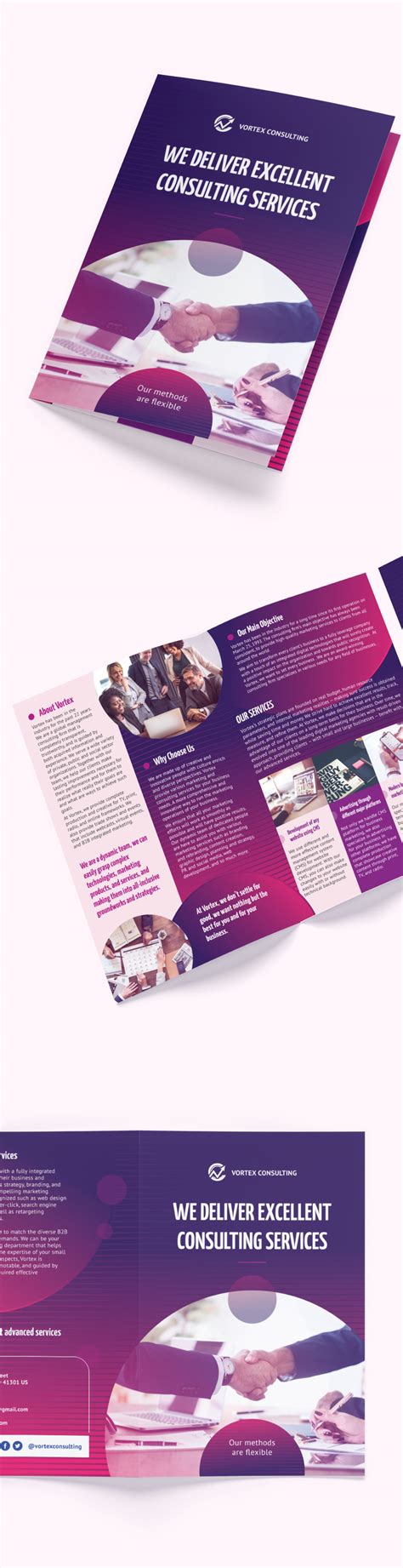 Consulting Brochure Templates InDesign