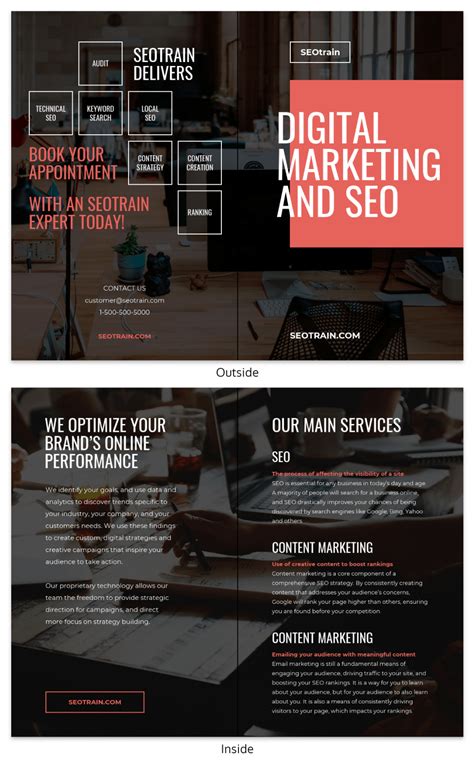 Consulting Brochure Templates Vennge