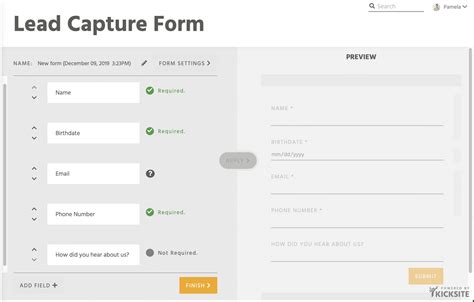 Contact and Lead Capture Forms